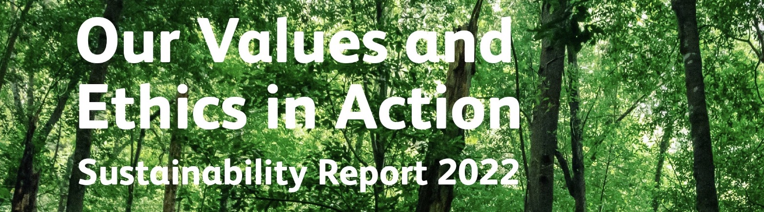 Our Values and Ethics in Action - report cover